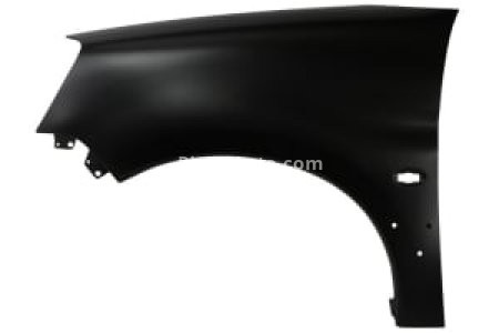 Aripă față stânga (cu gaura pentru indicator, cu suport de gauri) , pentru : CITROEN BERLINGO, BERLINGO/MINIVAN; PEUGEOT PARTNER, PARTNER/MINIVAN 11.02-03.08