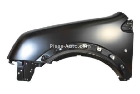 Aripă față stânga (cu gaura pentru indicator, cu suport de gauri) , pentru : FORD TOURNEO CONNECT, TRANSIT CONNECT, TRANSIT TOURNEO 06.02-09.13