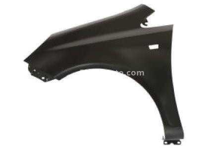 Aripă față stânga (cu gaura pentru indicator, galvanizat, certificat TÜV) , pentru : OPEL CORSA D 07.06-09.14