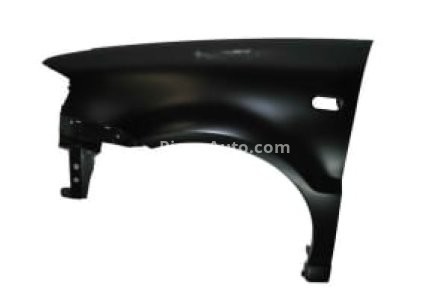 Aripă față stânga (model fara capac de pervaz lateral, cu gaura pentru indicator) , pentru : VW POLO, POLO III CLASSIC 10.99-09.01