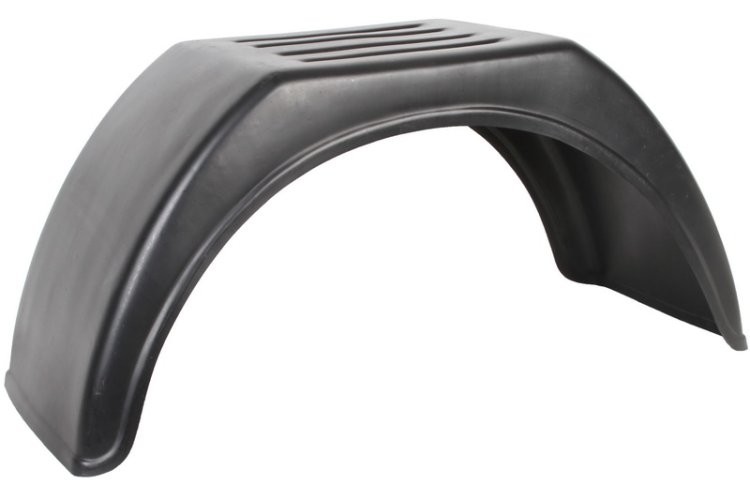 Aripă spate / carenaj plastic roată spate - dreapta/stânga (fund plat; montaj pe ambele părți; universal, lungime 900mm, latime 400mm, inaltime 460mm) 