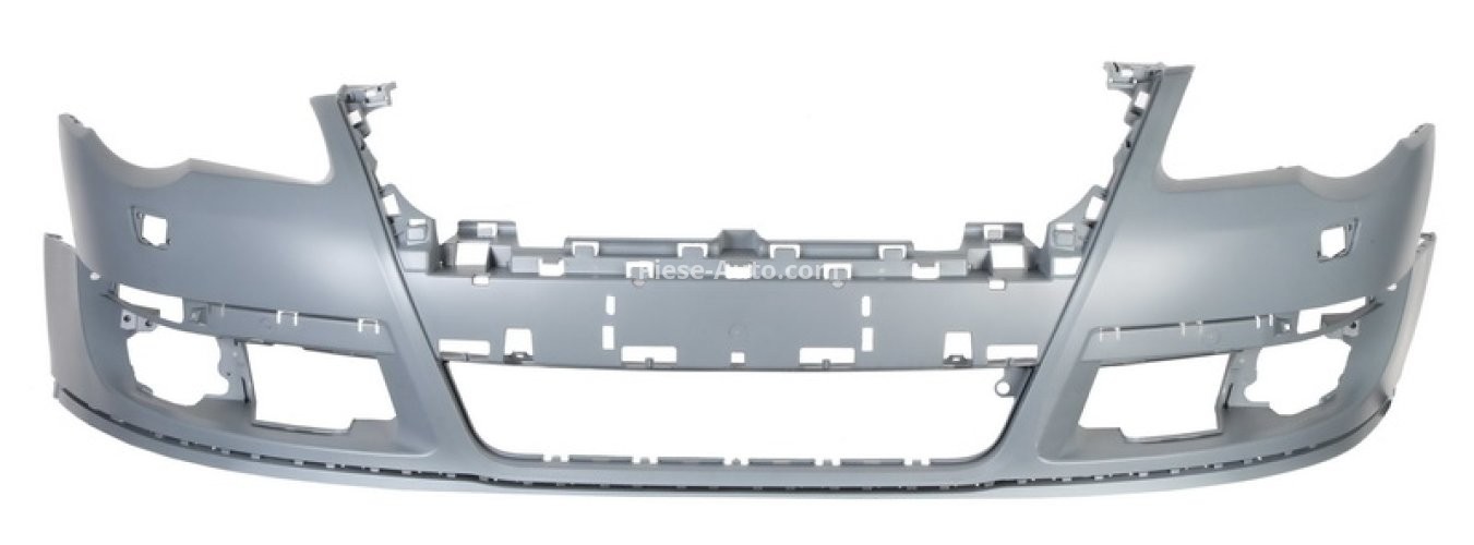 Bara față, cu gauri pentru spalator de faruri, nevopsită pentru: VW PASSAT B6 03.05-07.10