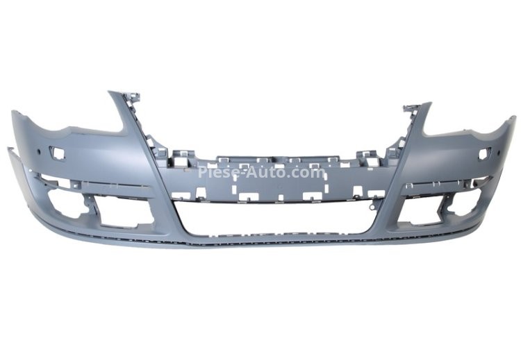 Bara față, cu gauri pentru spalator de faruri, cu gauri pentru senzorii de parcare, nevopsită pentru: VW PASSAT B6 03.05-10.11