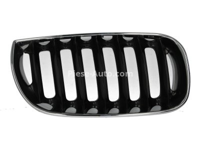 Grilă radiator dreapta (crom/negru) , pentru: BMW X3 (E83) 2.0-3.0D 09.03-12.11