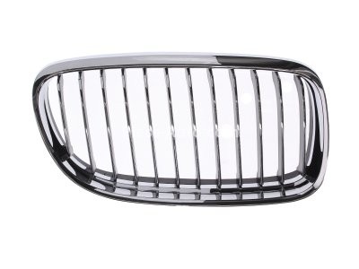 Grilă radiator dreapta (cadru cromat; trepte de negru/crom) , pentru: BMW 3 (E90), 3 (E91) 1.6-4.4 12.04-12.12 08.08-06.12