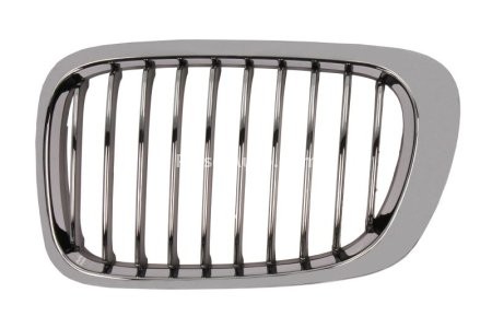 Grilă radiator stânga (convertibil; versiune coupe, crom/negru) , pentru: BMW 3 (E46) 1.6-3.2 12.97-12.07 -03.03