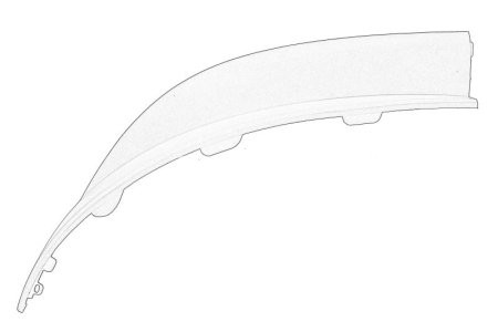 Spoiler bara faţă dreapta (negru) , pentru: OPEL ASTRA J, ASTRA J GTC 12.09-09.12