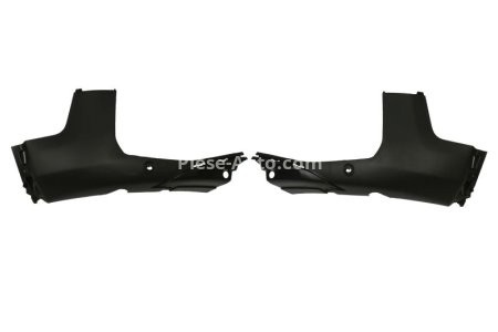 Spoiler bara faţă dreapta/stânga (set, cu gauri pentru senzorii de parcare, negru) , pentru: PEUGEOT 3008 05.16- 1