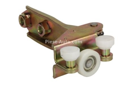 Balama ușă glisantă auto,  partea de montare: mijloc, stânga (versiune cu role mai mari de 19mm) , pentru: VW TRANSPORTER IV 07.90-06.03