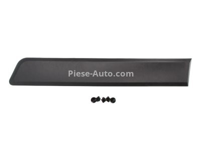 Bandou / ornament pentru ușă spate stânga (negru) , pentru: CITROEN NEMO; FIAT FIORINO / QUBO; PEUGEOT BIPPER 11.07-04.16