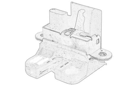 Încuietoare haion pentru VW GOLF VI (5K1). Piesa originala (OEM) VAG