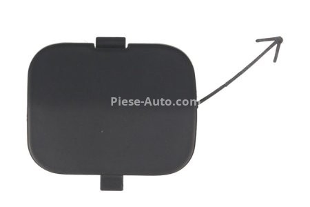 Capac bară protecție locaș cârlig de remorcare spate (cu acoperire de baza, vopsibil, TÜV) , pentru: FIAT PANDA 09.03- 09.03-01.12