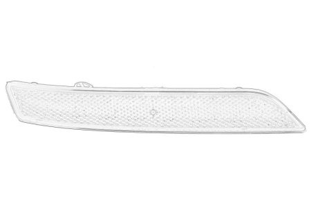 Catadioptru / lumină reflectorizantă spate dreapta in bumper pentru: PEUGEOT 508 I 11.10-12.18