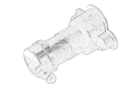 Diuza de spălare a farului dreapta pentru: AUDI A4 B6, A4 B7 1.6-4.2 04.02-03.09