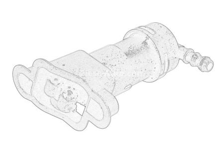 Diuza de spălare a farului stânga pentru: AUDI A4 B6, A4 B7 1.6-4.2 04.02-03.09