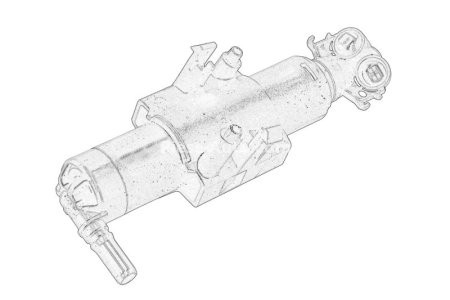 Diuza de spălare a farului Fata stânga pentru: FORD KUGA II 03.13-