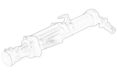 Diuza de spălare a farului dreapta (with nozzle lifting cylinder) , pentru: VW GOLF VII 1.0-Electric 08.12-03.21
