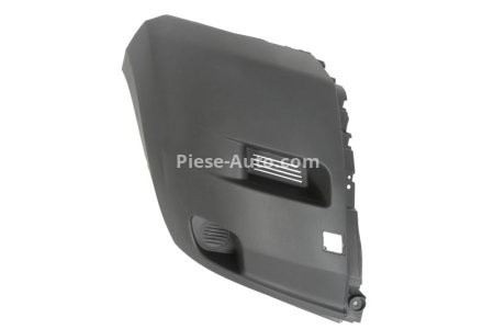 Flaps / colțar bară de protecție față dreapta (gri inchis) , pentru: CITROEN JUMPER; FIAT DUCATO; PEUGEOT BOXER 04.06-08.14