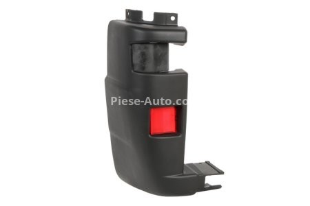 Flaps / colțar bară de protecție spate stânga (complet, negru) , pentru: CITROEN JUMPER; FIAT DUCATO; PEUGEOT BOXER -07.06