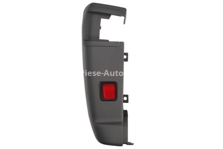 Flaps / colțar bară de protecție spate stânga (cu reflector; unghiul de deschidere a usii 270, gri, TÜV) , pentru: CITROEN JUMPER; FIAT DUCATO; PEUGEOT BOXER 04.06-08.14