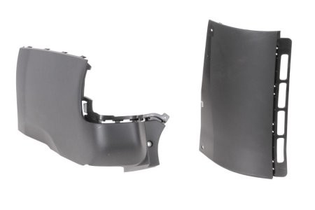 Flaps / colțar bară de protecție spate dreapta (model lung, vopsibil, CZ) , pentru: CITROEN BERLINGO, BERLINGO MULTISPACE, BERLINGO/MINIVAN; PEUGEOT PARTNER, PARTNER TEPEE, PARTNER/MINIVAN -03.15