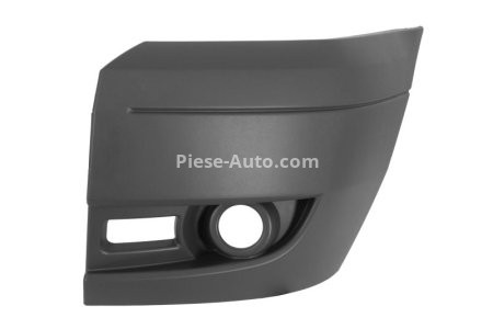 Flaps / colțar bară de protecție față stânga (cu gauri pentru lampa de ceata, gri deschis, TÜV) , pentru: FORD TRANSIT, TRANSIT TOURNEO -08.13