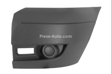 Flaps / colțar bară de protecție față stânga (gri deschis, TÜV) , pentru: FORD TRANSIT, TRANSIT TOURNEO -08.13