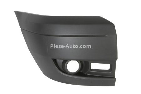 Flaps / colțar bară de protecție față dreapta (cu gauri pentru lampa de ceata, gri inchis, TÜV) , pentru: FORD TRANSIT, TRANSIT TOURNEO -08.13