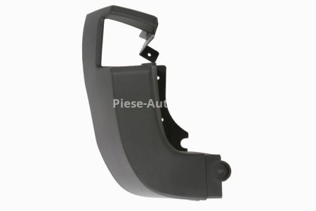 Flaps / colțar bară de protecție spate stânga (cu gaură senzor de parcare, black) , pentru: FORD TRANSIT VI FL 09.18-