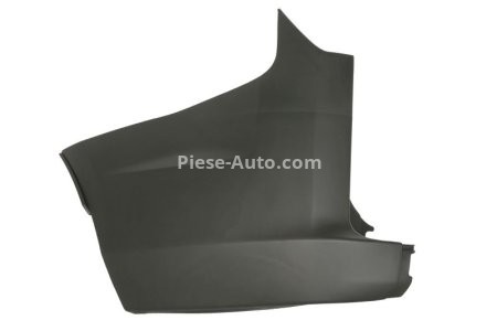 Flaps / colțar bară de protecție spate stânga (versiune cu clapeta spate, negru, TÜV) , pentru: FORD TOURNEO CUSTOM V362, TRANSIT CONNECT, TRANSIT CONNECT V408/MINIVAN, TRANSIT COURIER B460 07.17-