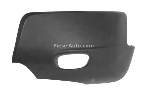 Flaps / colțar bară de protecție față stânga (cu gauri pentru lampa de ceata, cu gaura pentru lampa de ceata, gri inchis) , pentru: VOLVO XC90 I -05.06