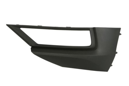Flaps / colțar bară de protecție față stânga (partea inferioara, cu gauri pentru lampa de ceata, negru) , pentru: VW TIGUAN