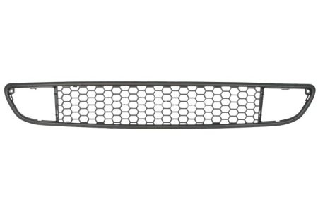 Grila ventilatie, bara protectie față (inferior/mijloc, cu gauri pentru lampa de ceata, plastic, negru, ) , pentru: ABARTH PUNTO; FIAT PUNTO 03.09- 03.12-