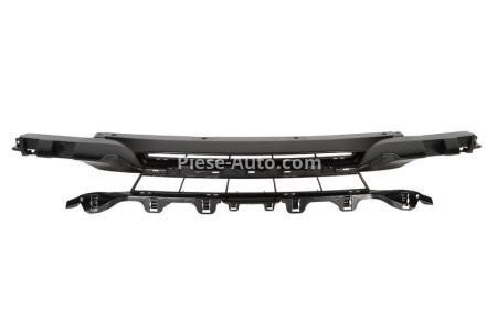 Grilă ventilație,bară protecție față (mijloc, inchis, negru) , pentru: BMW 3 (F30, F80), 3 (F31) 11.11-06.19 10.11-