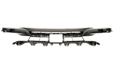 Grilă ventilație,bară protecție față (mijloc, negru) , pentru: BMW 3 (F30, F80), 3 (F31) 11.11-06.19 10.11-