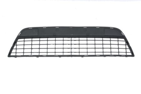 Grilă ventilație,bară protecție față (mijloc, cu gauri de lama, negru) , pentru: FORD MONDEO IV 03.07-01.15 03.07-09.10