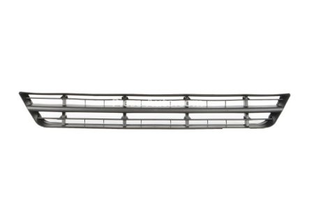 Grilă ventilație,bară protecție față (mijloc, plastic, negru, TÜV) , pentru: FORD FOCUS I; FORD USA FOCUS ZX3, FOCUS ZX5 08.98-03.05 01.02-11.04