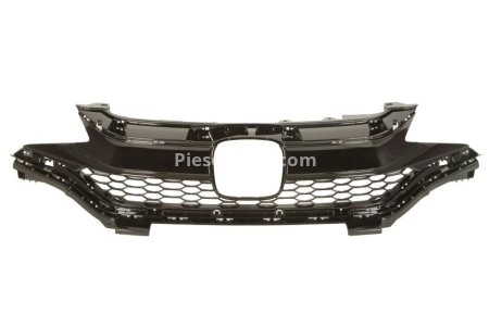 Grilă ventilație,bară protecție față (Middle, black) fits: HONDA JAZZ IV 02.18-01.20