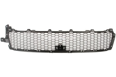 Grilă ventilație,bară protecție față (mijloc, negru) , pentru: MITSUBISHI OUTLANDER II 11.06-11.12 10.09-08.12