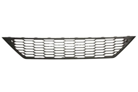 Grilă ventilație,bară protecție față (mijloc, FR, negru) , pentru: SEAT LEON, LEON SC, LEON ST 09.12- 01.17-
