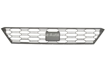 Grilă ventilație,bară protecție față (mijloc, plastic, negru) , pentru: SEAT IBIZA IV, IBIZA IV SC, IBIZA IV ST, IBIZA V 03.08- 06.17-