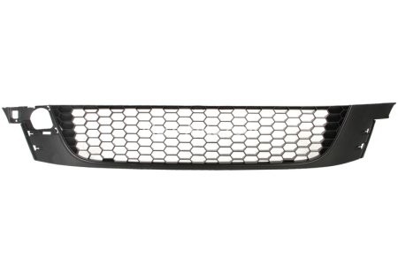 Grilă ventilație,bară protecție față (mijloc, negru) , pentru: VW SCIROCCO III 05.08-11.17 05.08-