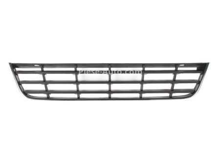 Grilă ventilație,bară protecție față (mijloc, negru) , pentru: VW PASSAT B6 03.05-10.11 03.05-07.10
