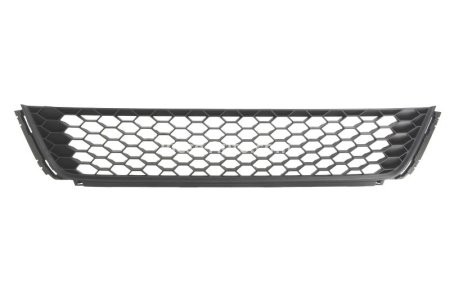 Grilă ventilație,bară protecție față (mijloc, GTI, negru) , pentru: VW POLO, POLO IV, POLO V 09.02- 05.10-05.14
