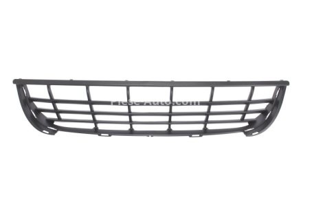 Grilă ventilație,bară protecție față (mijloc, negru) , pentru: VW CRAFTER 30-35, CRAFTER 30-50 04.06-12.16 04.06-06.11