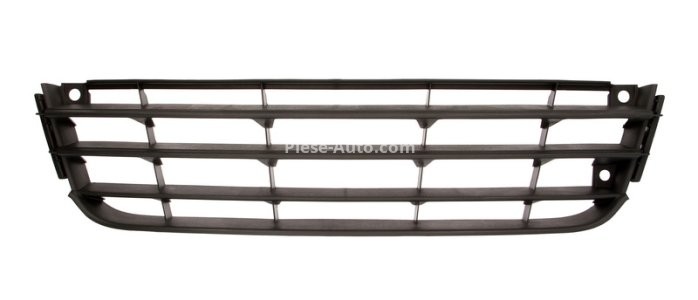 Grilă ventilație,bară protecție față (mijloc, negru) , pentru: VW TOURAN 02.03-05.10