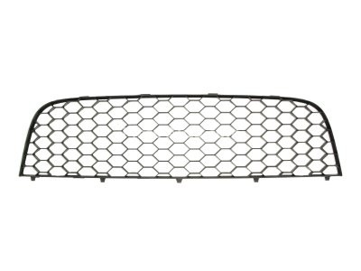 Grilă ventilație,bară protecție față (mijloc, negru) , pentru: VW GOLF V 10.03-07.09 10.03-02.09