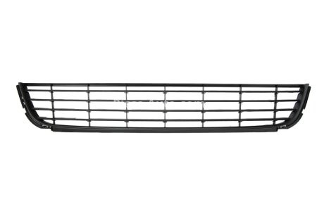 Grilă ventilație,bară protecție față (mijloc, negru) , pentru: VW GOLF VI 10.08-05.16 11.08-09.12