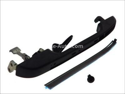  Mâner exterior ușă spate stânga (negru) , pentru: AUDI 80 B2, 90 B2 1.3-2.2 08.78-03.87