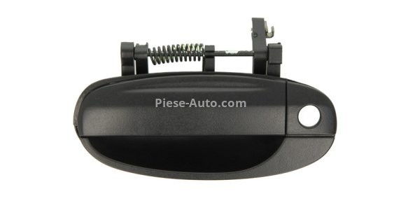  Mâner exterior ușă față stânga (cu gaura pentru incuietoare, negru) , pentru: CHEVROLET AVEO / KALOS 1.2-1.6 05.03-